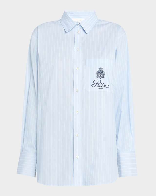 FRAME x Ritz Paris Oversized Pocket Shirt